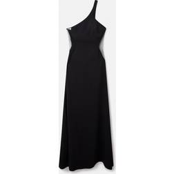 Stella McCartney Stretch Cady One-Shoulder Dress, Woman, Black