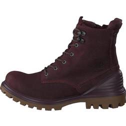 ecco Tredtray Women HM100K Waterproof Leather Ankle Boot In Burgundy 11/11.5