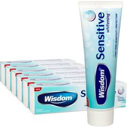 Wisdom 4 tubes of sensitive whitening toothpaste 100ml