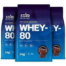 Star Nutrition Whey-80 Mix&Match 3x1kg