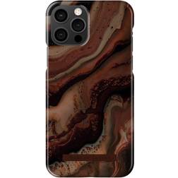 iDeal of Sweden Mobilskal iPhone 12/12P Dark Amber Marble