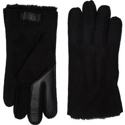 UGG Contrast Sheepskin Tech Glove for Men in Black, Medium, Shearling