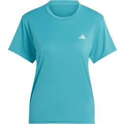 adidas Women's Performance Run It T-shirt BLUE, Blue, Xs, Women