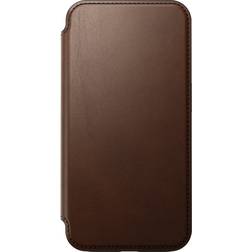 Nomad Modern Leather Folio Case for iPhone 15 Pro