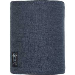 Buff Knitted & Polar Neo Scarf - Navy