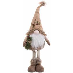 BigBuy Christmas Doll Goblin Standing White and Beige Korg