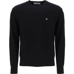 Vivienne Westwood Black Crewneck Man Sweater 233-Y0010-N401
