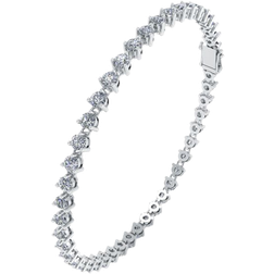 Smykkekæden Bracelet - Silver/Transparent