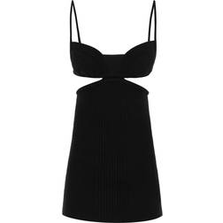 Off-White Cutout minidress black