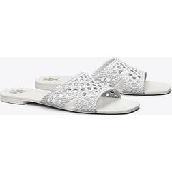 Tory Burch Woven Flat Slide Purity