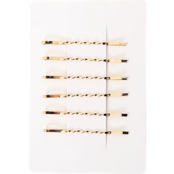 NICMA Styling Golden Hair Pins 6-pack