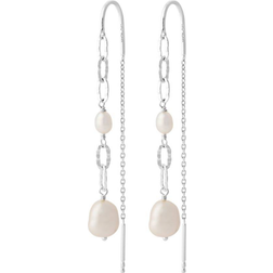 Pernille Corydon Seaside Earrings - Silver/Pearls