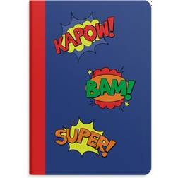 A6 Unlined Kapow Notebook