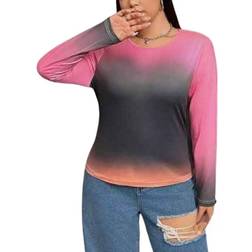 Shein EZwear Plus Size Ombre T-shirt