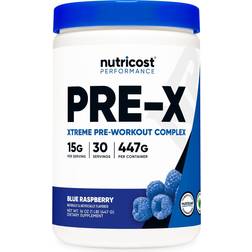 Nutricost Pre-X Xtreme Pre-Workout Complex Blue Raspberry