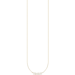 Thomas Sabo Charm Club Charming Baguette Necklace - Gold/Transparent