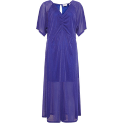 Noella Vienna Midi Dress - Dark Blue