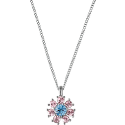 Dyrberg/Kern Delise Necklace - Silver/Pink/Blue