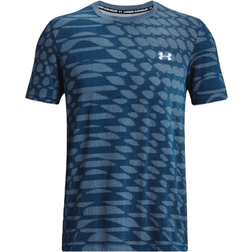 Under Armour Seamless Ripple Short Sleeve T-shirt - Varsity Blue