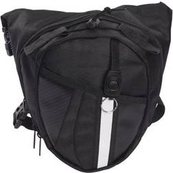 VaizA Motorcycle Waist Leg Bag - Black