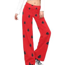 TUBIAZICOL11757 Women's Casual Pants - Red Watermelon