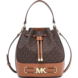 Michael Kors Reed Medium Logo Bucket Bag - Brown