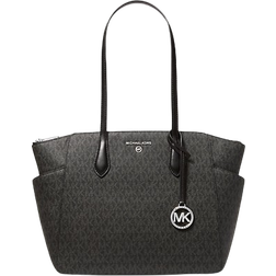 Michael Kors Marilyn Medium Logo Tote Bag - Black