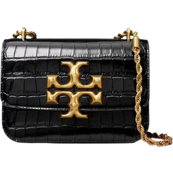 Tory Burch Eleanor Small Bag - Black/Rolled Gold