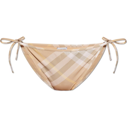 Burberry Check Bikini Briefs - Flax