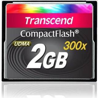 Transcend Compact Flash UDMA 2GB (300x) • Se pris