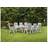 Hillerstorp Amelia inkl. 6 Chairs Matgrupp, 1 Bord inkl. 6 Stolar