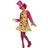 Smiffys Clown Lady Costume Multi-Coloured