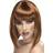 Smiffys Glam Short Wig Brown with Fringe