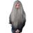 Bristol Wizard Wig Long Beard Grey