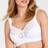 Miss Mary Cotton Lace Non Wired Bra - White