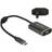 DeLock USB C-DisplayPort Mini M-F 0.2m