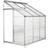 tectake Wall 2.39 m² with Base Aluminium Polycarbonate