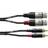 Cordial CFU FC 2XLR-2RCA 3m