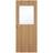 Swedoor Easy Nature G21 Oak Skjutdörr Klarglas (92.5x194cm)