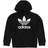 adidas Junior Trefoil Hoodie - Black/White (DV2870)