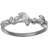 ByBiehl Jungle Ivy Sparkle Ring - Silver/Transparent