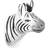 Ferm Living Animal Hand Carved Hook Zebra