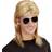 Widmann Crazy 80s Wig with Glasses