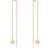 Georg Jensen Daisy Earrings - Gold/White