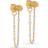 ENAMEL Copenhagen Lola Earrings - Gold/Sky