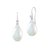 Julie Sandlau Afrodite Earrings - Silver/Pearl/Transparent