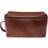 Saddler Barolo Toilet Bag - Mid Brown