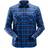 Snickers Workwear 8516 AllroundWork Checked Shirt - Navy/True Blue