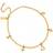 ChloBo Mini Cute Multi Heart Anklet - Gold