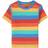 Frugi Favourite T-shirt - Rainbow Stripe